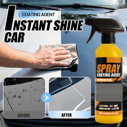✨ Instant Shine Car Coating Agent – Hydrophobic Spray Coating for Deep Gloss, Paint Protection & Easy Car Detailing