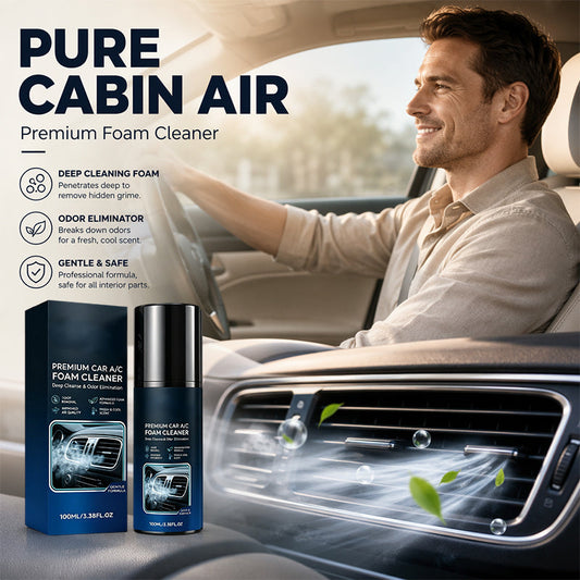 Car Air Conditioner Foam Cleaner Deep Vent Odor Eliminator