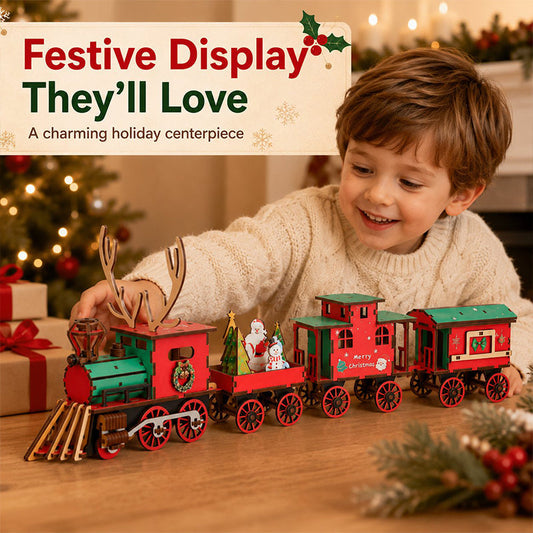 Festive DIY Train Puzzle