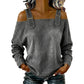 👕 LIMITED-TIME 49% OFF! ✨ Women's Denim Top – Wide Strap, Fashion, Casual ✨