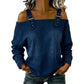 👕 LIMITED-TIME 49% OFF! ✨ Women's Denim Top – Wide Strap, Fashion, Casual ✨