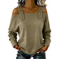 👕 LIMITED-TIME 49% OFF! ✨ Women's Denim Top – Wide Strap, Fashion, Casual ✨