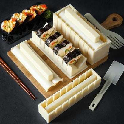 🍣 Easy-Press Sushi Making Kit – No-Roll DIY Sushi Mold for Homemade Rolls