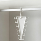 📢 50% OFF! ⏰ Multifunctional Triangle Closet Organizer – V-Shaped Space-Saving Design, Double-Sided Hooks & 360° Rotating Hook – Declutter Your Wardrobe in Style ✨