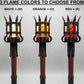 📢📢 50% Off!! 🔥🕯️ Vintage-style medieval torch wall lamp with flame effect 🏰✨