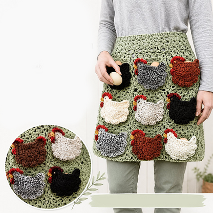 🔥🎁New: 50% OFF🔥Woven apron for collecting chicken eggs
