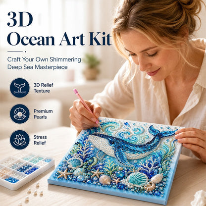 🔥🎁New: 50% OFF🔥 Creative Ocean Life – DIY art kit with faux pearls