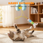 🐱 50% OFF! 🎾 Automatic Retractable Cat Toy – Random IR movement, USB rechargeable & plush – Hands-free entertainment for your feline ✨