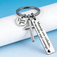 🎁 New for 2026: Half price 💥 Stainless steel cross keychain — A blessing for safe driving ❤️🙏