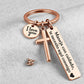 🎁 New for 2026: Half price 💥 Stainless steel cross keychain — A blessing for safe driving ❤️🙏
