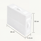 🎁 50%! 🛏️ Folding Sheet Organizer Set – Linen Look + Cardboard – Transparent Window & Secure Closure for Queen/King Size Bedding 📦