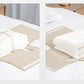🎁 50%! 🛏️ Folding Sheet Organizer Set – Linen Look + Cardboard – Transparent Window & Secure Closure for Queen/King Size Bedding 📦