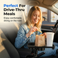 🚗 50% OFF! 🧃 2-in-1 Car Tray with Expandable Cup Holder – Sturdy, Practical & Versatile – Ideal for Snacks, Drinks & Small Items While Traveling 🛣️