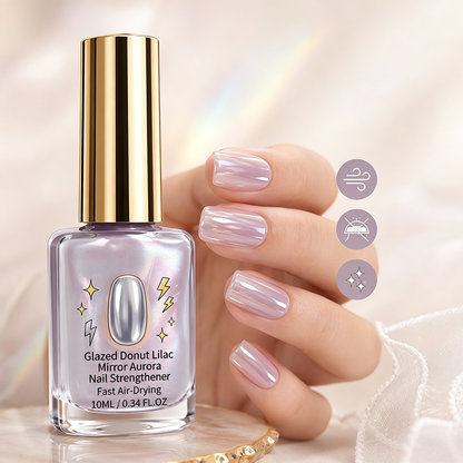 ✨Last Day Special Price £7.99!!💥💜Lilac Glossy Mirror Nail Strengthener
