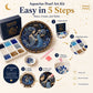 🔥LIMITED TIME 50% OFF! – ✨ Premium 3D Pearl 12 Zodiac Signs Art Kit | Luxury Flocked Canvas with Scratch-Resistant Non-Fading Pearl Beads DIY Handmade Astrology Decor ♈🌙💎