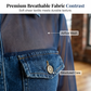 Women's Mesh Patchwork Denim Top