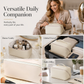 💄 Everything organized in style – spacious makeup bag with a handle for cosmetics, travel, and everyday use.
