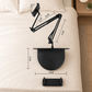 🛏️ Watch in Bed, Hands-Free – Magnetic Tablet Stand with Hidden Mattress Base. No Shaking, No Drilling. UK Stock