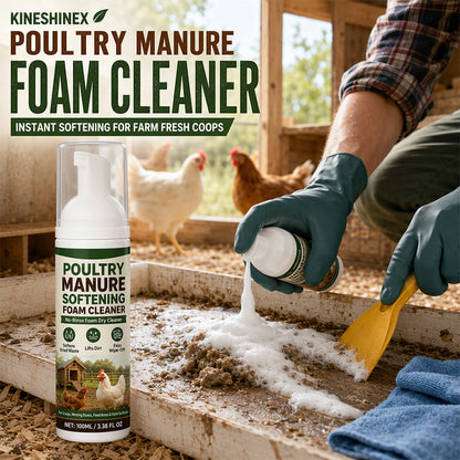 🔥Foam Cleaner for Chicken Coops🐔 | Softens stubborn poultry droppings, easy cleaning