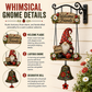 🧝 Garden spirit with bells | Made of durable zinc alloy that withstands the elements; creates a soft, pleasant sound in the garden when the wind blows ✨