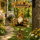 🧝 Garden spirit with bells | Made of durable zinc alloy that withstands the elements; creates a soft, pleasant sound in the garden when the wind blows ✨