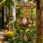 🧝 Garden spirit with bells | Made of durable zinc alloy that withstands the elements; creates a soft, pleasant sound in the garden when the wind blows ✨