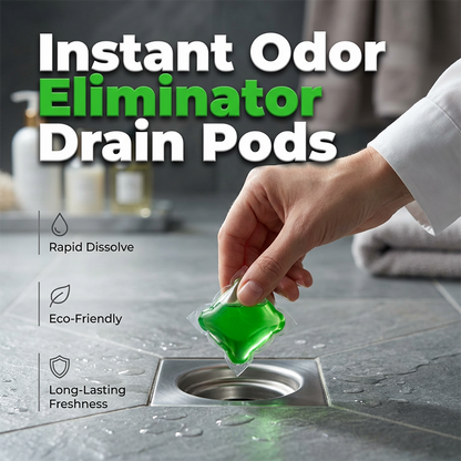 🌱♻️ Bio-Enzymatic Deodorizing Capsules – The eco-friendly solution for odor-free drains! 🚿🍃