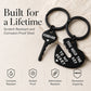 💞Limited-time offer, only £12🔐A timeless, romantic heart-shaped keychain set