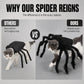🕷️🎃 Halloween Pet Spider Costume – Scary Plush Spider Outfit with Poseable Legs for Dogs & Cats