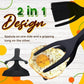 🍳 2-in-1 Spatula Tongs – Silicone Grip & Flip Cooking Tool for Eggs, Fish, Pancakes & More