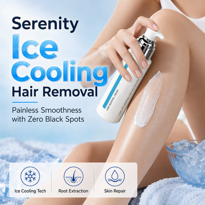Ice-Cooling Hair Removal Cream for Sensitive Skin