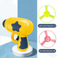 🛸 LED flying disc launcher gun toy – Light-up discs, fun – Cash on delivery ✨