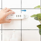 💥 50% off! 🔌 Self-adhesive socket holder without drilling - attach power plugs, routers, adapters and more. Removable and reusable. Dimensions: 10×3.7 cm. White 🏠