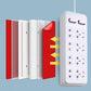 💥 50% off! 🔌 Self-adhesive socket holder without drilling - attach power plugs, routers, adapters and more. Removable and reusable. Dimensions: 10×3.7 cm. White 🏠