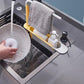 🧽 Adjustable Sink Storage Rack – Space-Saving Organizer