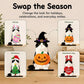 🎄🎃 Limited Time Deal – Interchangeable Wooden Seasonal Animal Decor 🐶✨ | 26-Piece Magnetic Holiday Outfit Set for Year-Round Home Display