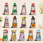 🎄🎃 Limited Time Deal – Interchangeable Wooden Seasonal Animal Decor 🐶✨ | 26-Piece Magnetic Holiday Outfit Set for Year-Round Home Display