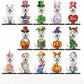 🎄🎃 Limited Time Deal – Interchangeable Wooden Seasonal Animal Decor 🐶✨ | 26-Piece Magnetic Holiday Outfit Set for Year-Round Home Display