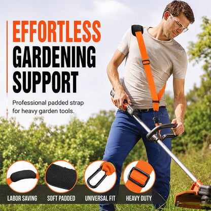 🛠️ 2+1 FREE! Comfortable Carrying Strap for Lawnmowers & Trimmers – Less Strain on Arms & Shoulders | Adjustable & Practical 🌿