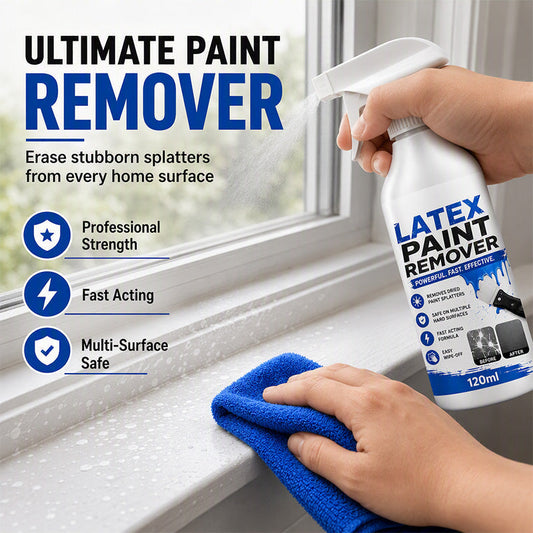 🔥 LIMITED TIME DEAL – Fast-Acting Latex Paint Remover Spray | 60-Second Paint Dissolver for Glass, Tile & Metal Surfaces 🧽✨