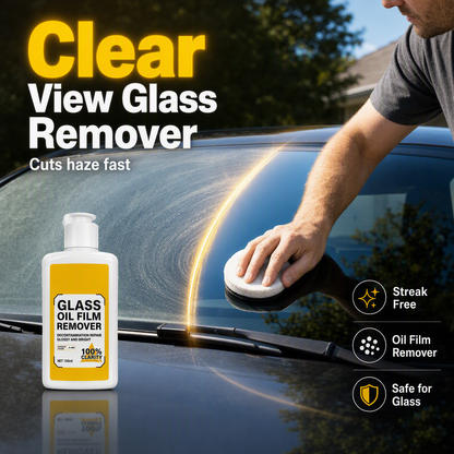 🚗✨ Car Glass Oil Film Remover – Windshield Water Spot & Haze Cleaner