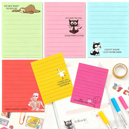 🎁 BUY 2 GET 1 FREE – LIMITED TIME 😂 Funny Sarcastic Sticky Notes – Hilarious Office Notepads for Work & Coworkers