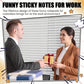 🎁 BUY 2 GET 1 FREE – LIMITED TIME 😂 Funny Sarcastic Sticky Notes – Hilarious Office Notepads for Work & Coworkers
