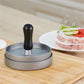 🍔 Burger Patty Press – Non-Stick Aluminum Hamburger Maker with Wooden Handle