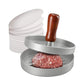 🍔 Burger Patty Press – Non-Stick Aluminum Hamburger Maker with Wooden Handle