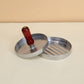 🍔 Burger Patty Press – Non-Stick Aluminum Hamburger Maker with Wooden Handle