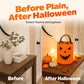 🎃✨ Light-Up Halloween Trick-or-Treat Bags – LED Pumpkin Candy Buckets for Kids