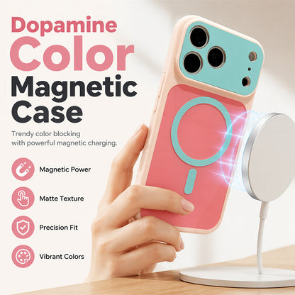 📱✨ Magnetic Dopamine Phone Case – Colorful Matte Protective Case for Everyday Style