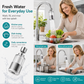 🚰💧 360° Swivel Faucet Filter – Replaceable Kitchen Tap Filter with Adjustable Water Flow