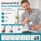 🚰💧 360° Swivel Faucet Filter – Replaceable Kitchen Tap Filter with Adjustable Water Flow